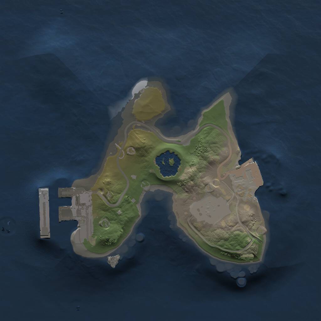 Rust Map: Procedural Map, Size: 1300, Seed: 1478546965, 2 Monuments