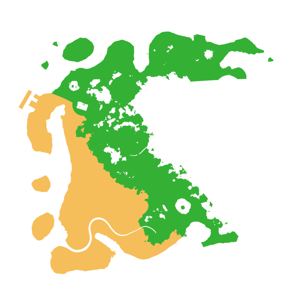 Biome Rust Map: Procedural Map, Size: 2950, Seed: 415695625