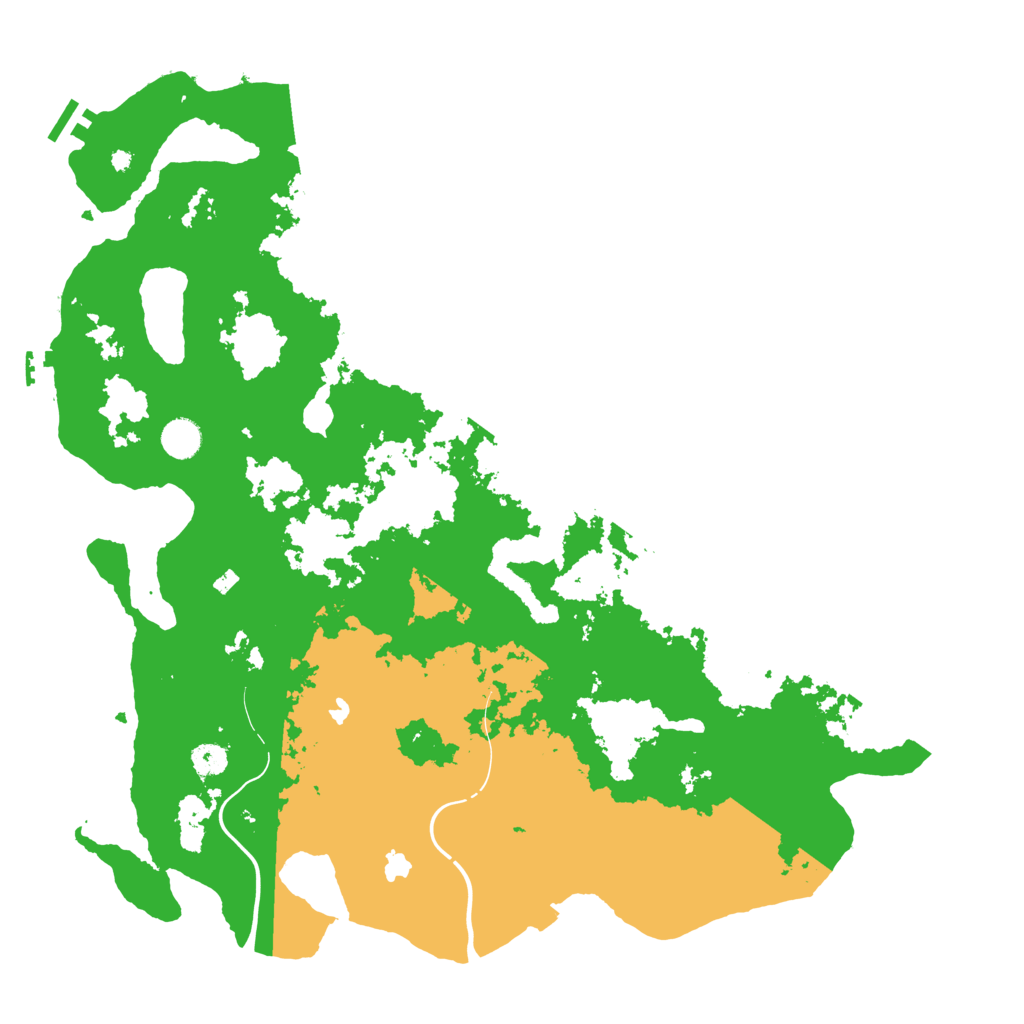 Biome Rust Map: Procedural Map, Size: 4500, Seed: 1849776