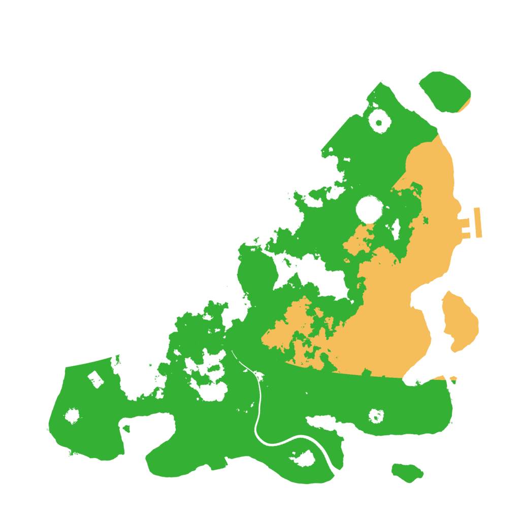 Biome Rust Map: Procedural Map, Size: 3500, Seed: 179827934