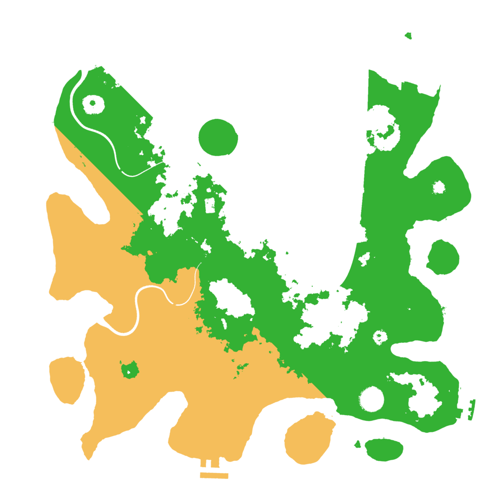 Biome Rust Map: Procedural Map, Size: 3600, Seed: 3350