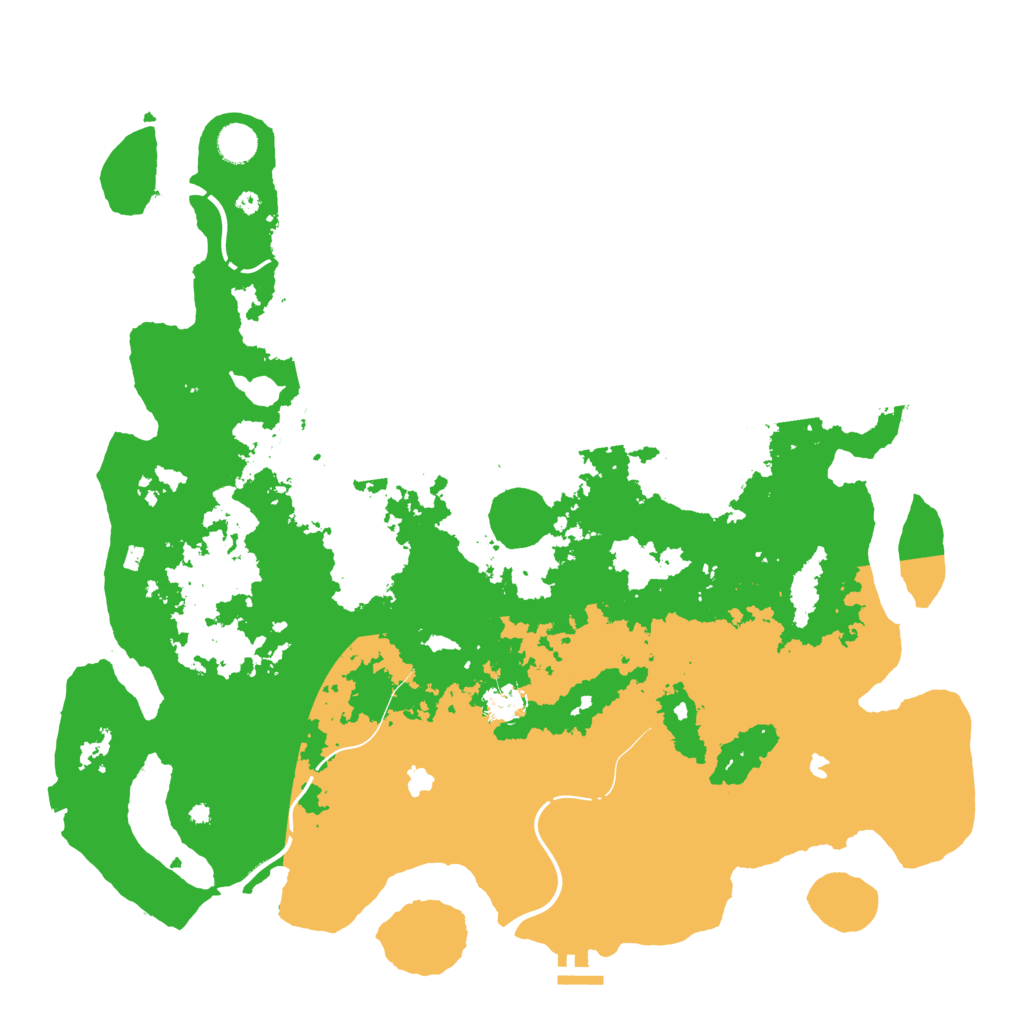 Biome Rust Map: Procedural Map, Size: 4500, Seed: 1534542756