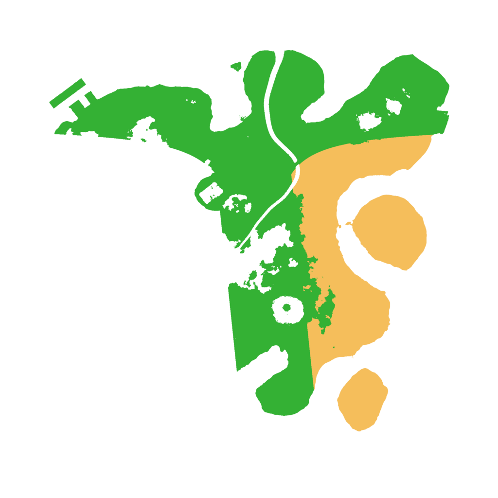 Biome Rust Map: Procedural Map, Size: 2495, Seed: 588593