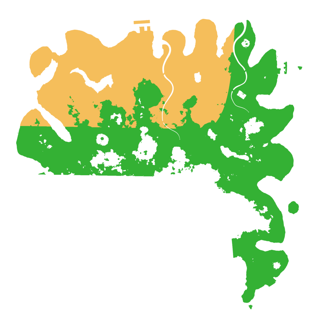 Biome Rust Map: Procedural Map, Size: 4000, Seed: 5729