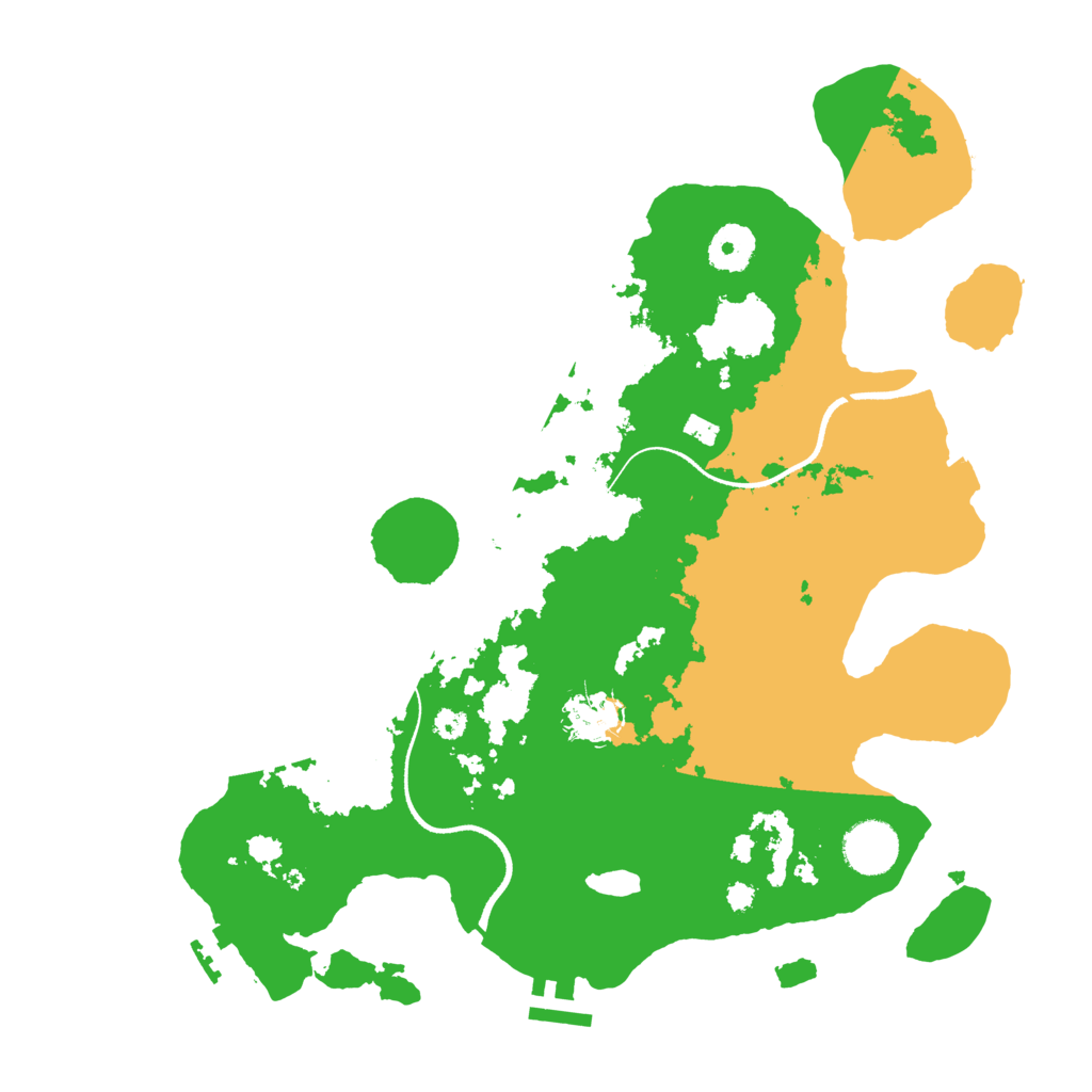 Biome Rust Map: Procedural Map, Size: 3500, Seed: 756122286