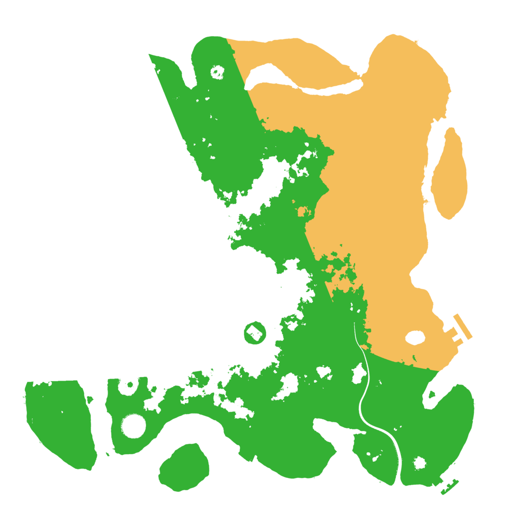 Biome Rust Map: Procedural Map, Size: 3750, Seed: 1213518001