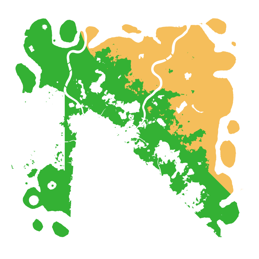 Biome Rust Map: Procedural Map, Size: 4650, Seed: 623567274