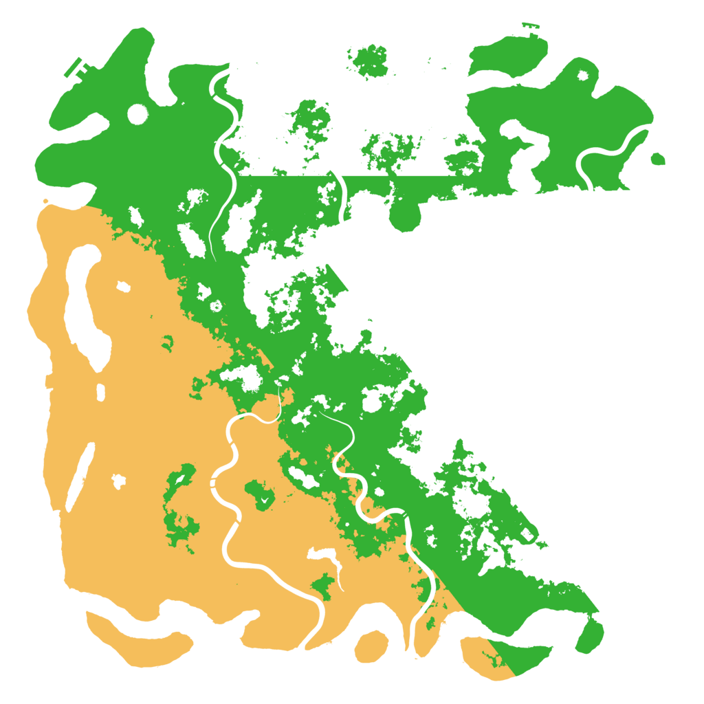 Biome Rust Map: Procedural Map, Size: 6000, Seed: 892331390