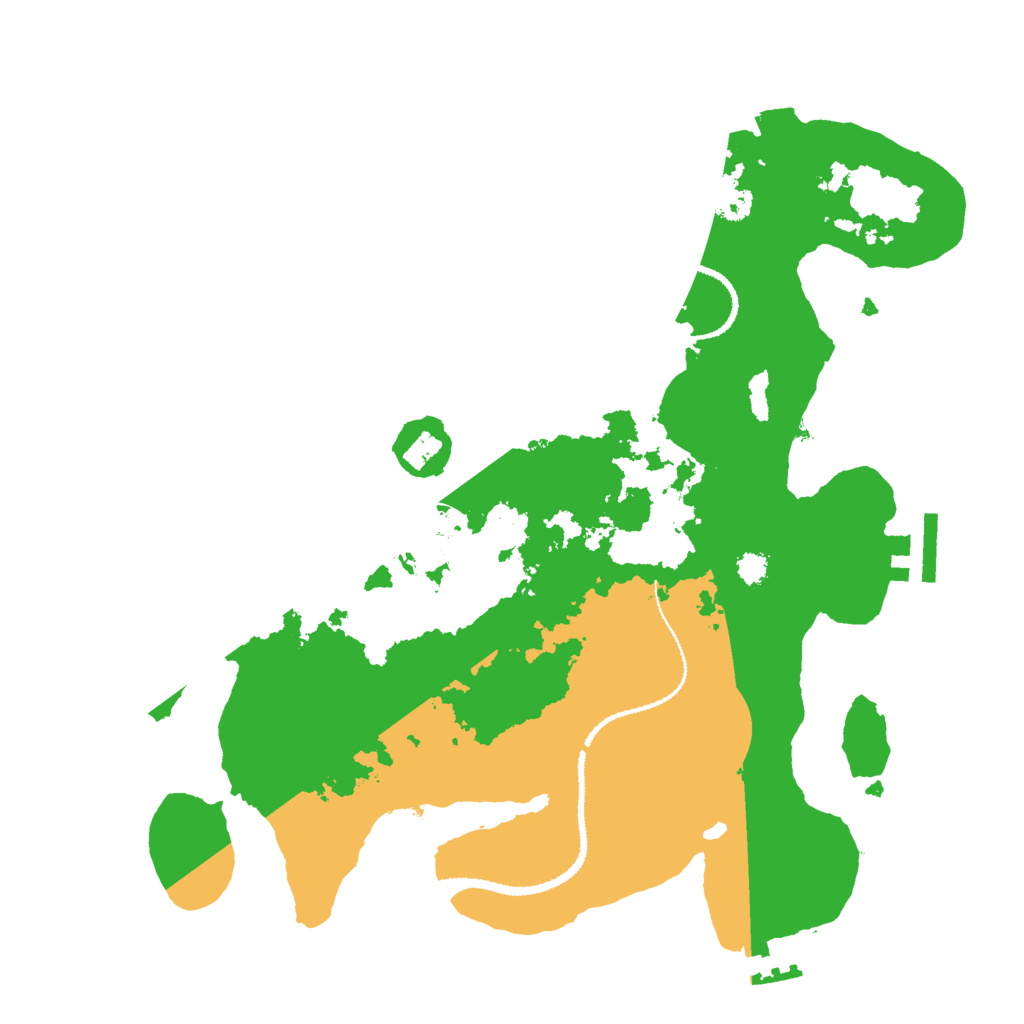 Biome Rust Map: Procedural Map, Size: 3000, Seed: 1249518875