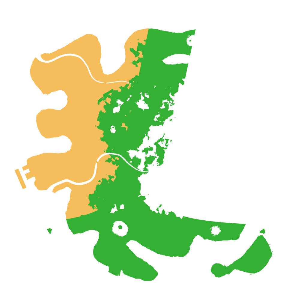 Biome Rust Map: Procedural Map, Size: 3000, Seed: 218952121