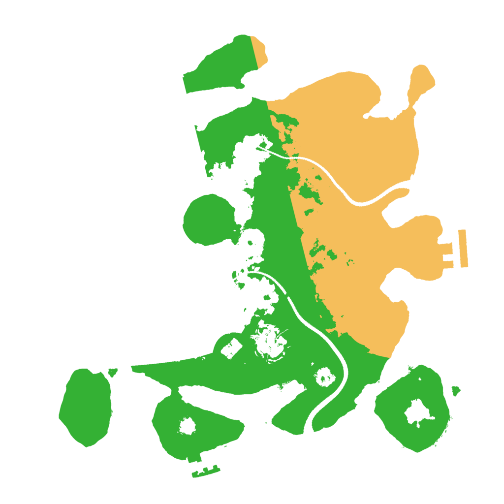 Biome Rust Map: Procedural Map, Size: 2700, Seed: 65498465