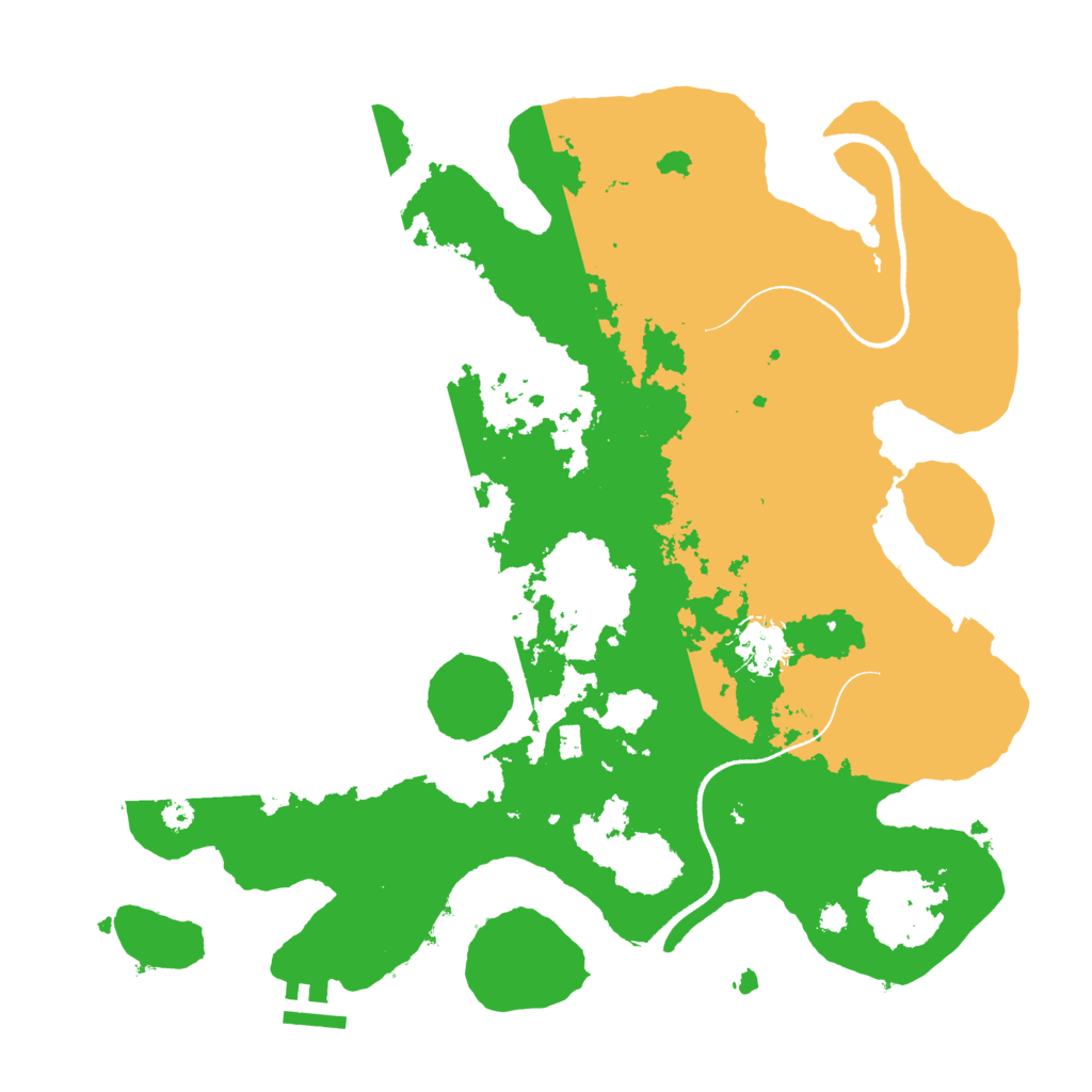 Biome Rust Map: Procedural Map, Size: 3500, Seed: 1096258849