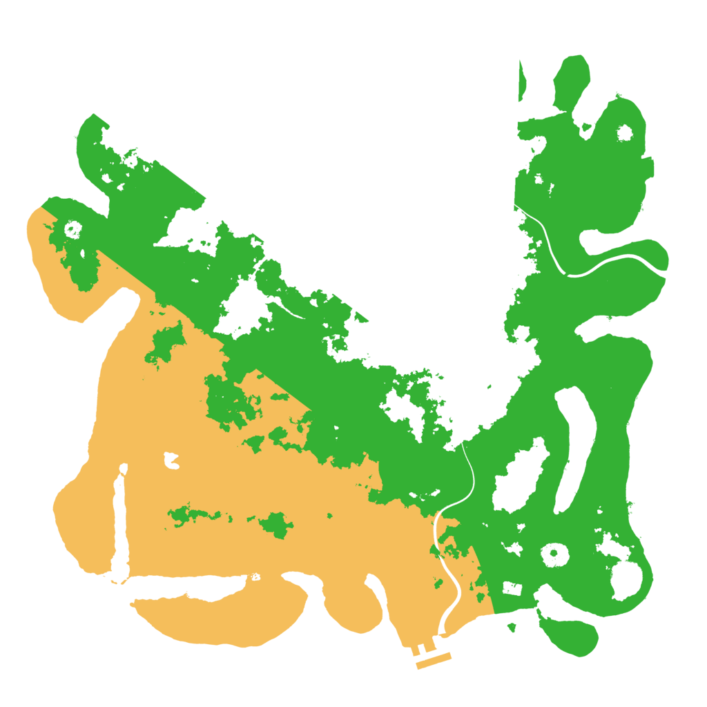 Biome Rust Map: Procedural Map, Size: 4000, Seed: 529009313