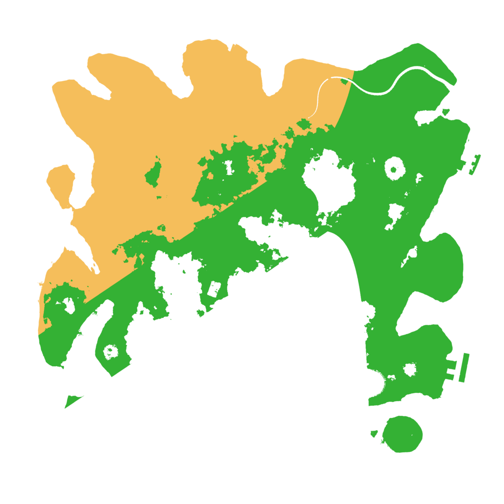 Biome Rust Map: Procedural Map, Size: 3500, Seed: 1802766714