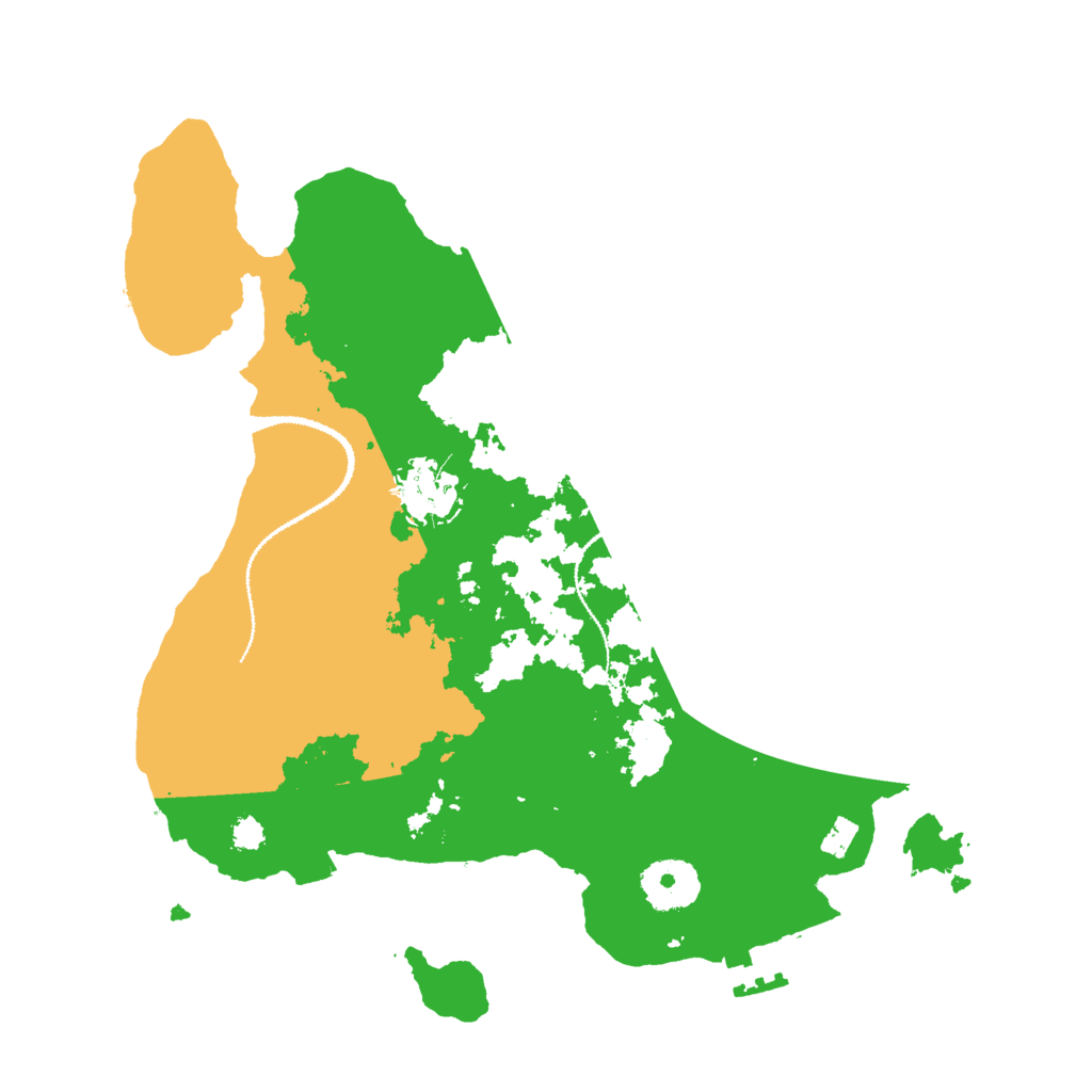 Biome Rust Map: Procedural Map, Size: 3000, Seed: 55905388