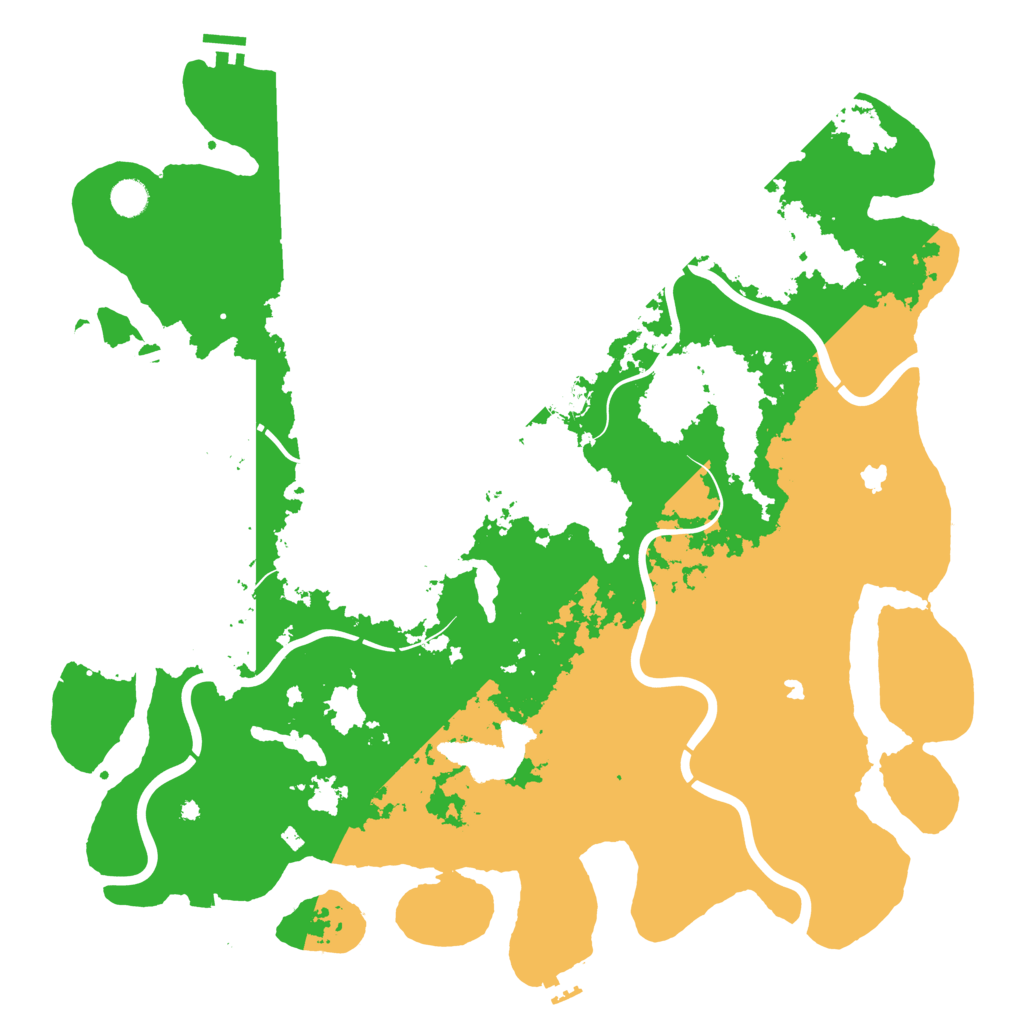 Biome Rust Map: Procedural Map, Size: 4800, Seed: 1845223086
