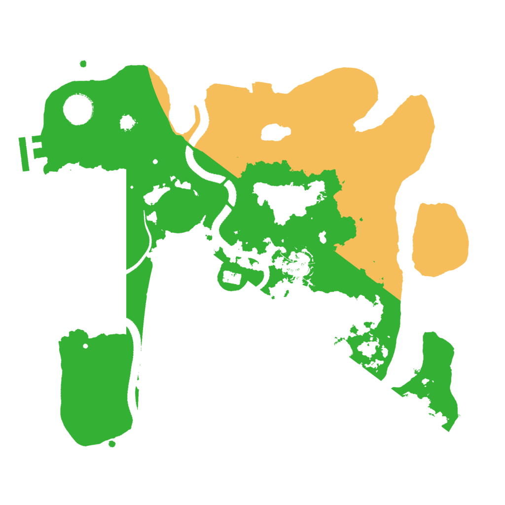Biome Rust Map: Procedural Map, Size: 3000, Seed: 86459236