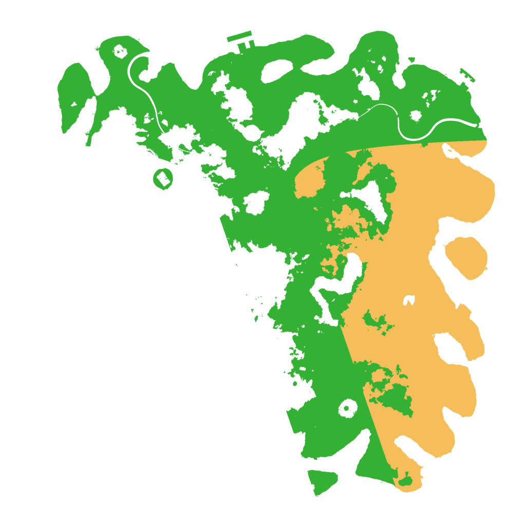 Biome Rust Map: Procedural Map, Size: 4250, Seed: 144690972