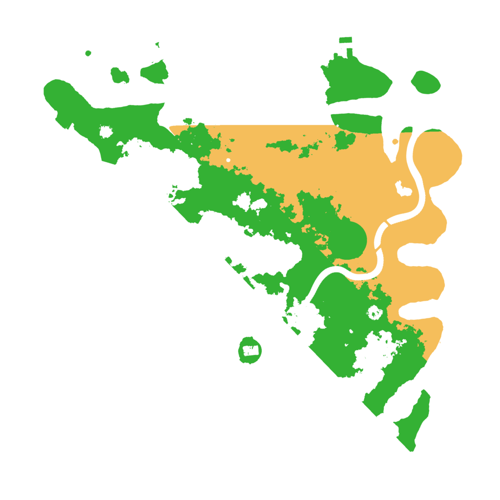 Biome Rust Map: Procedural Map, Size: 3500, Seed: 816748553