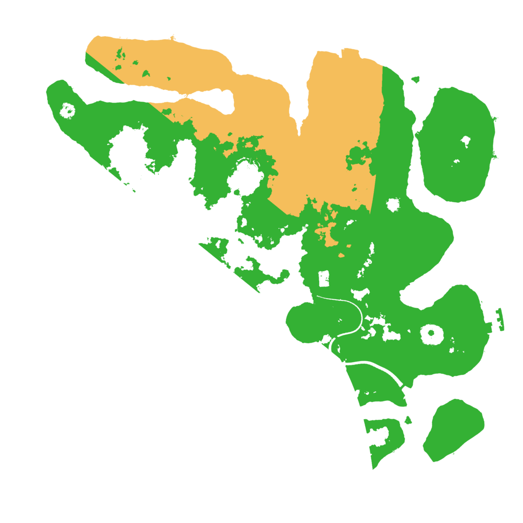 Biome Rust Map: Procedural Map, Size: 3500, Seed: 994127058