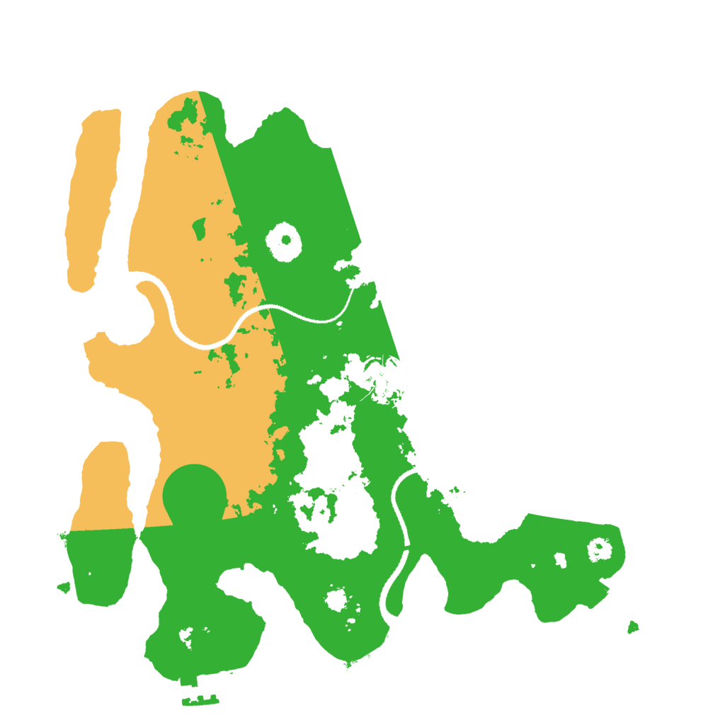 Biome Rust Map: Procedural Map, Size: 3000, Seed: 879897496