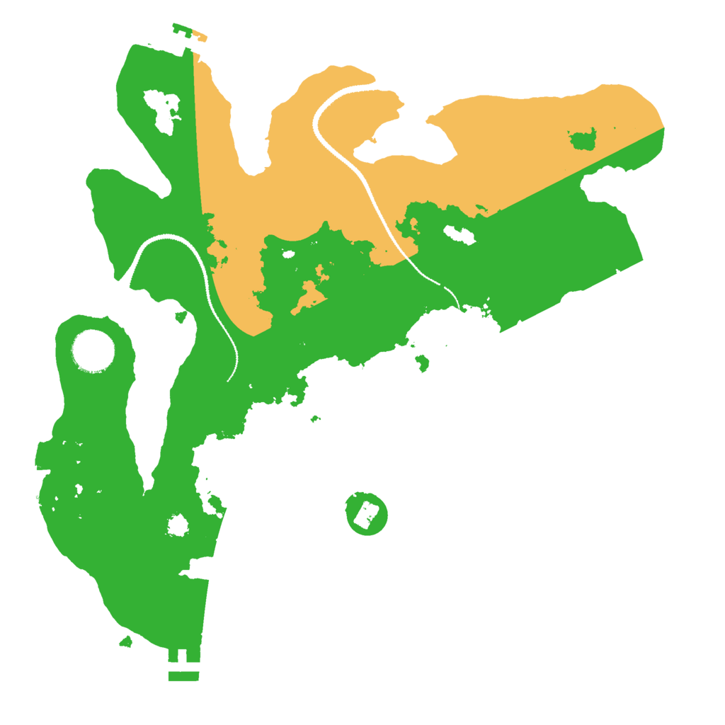 Biome Rust Map: Procedural Map, Size: 3000, Seed: 1140508322