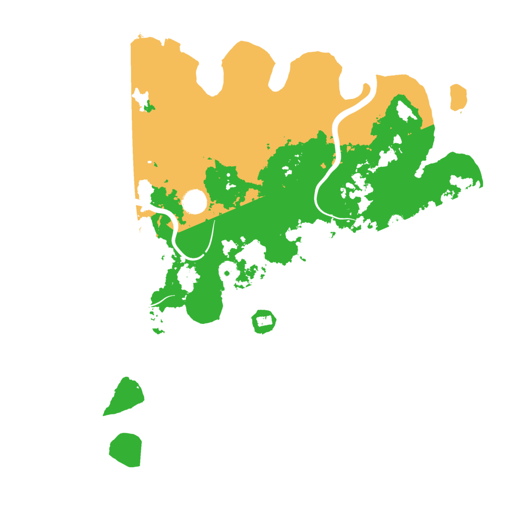 Biome Rust Map: Procedural Map, Size: 3700, Seed: 926397757