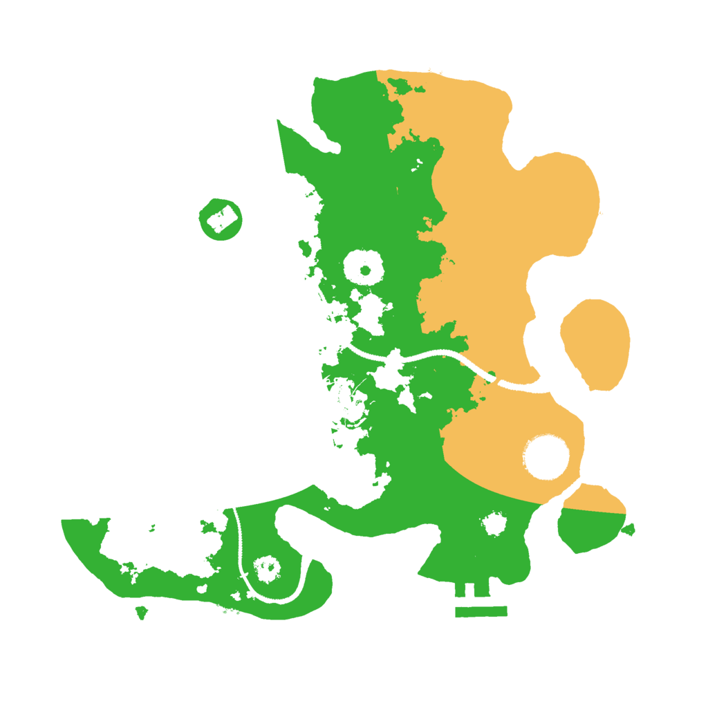 Biome Rust Map: Procedural Map, Size: 2750, Seed: 1236256421