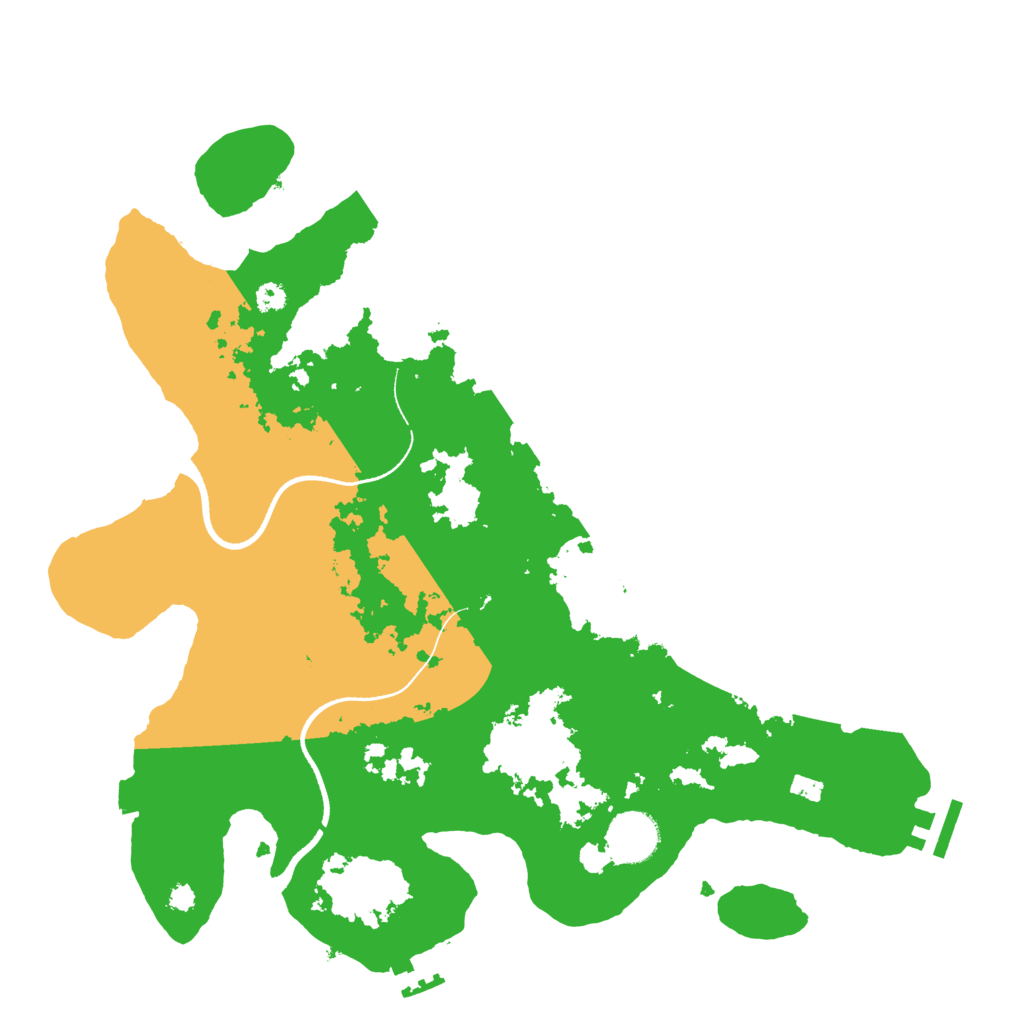 Biome Rust Map: Procedural Map, Size: 3500, Seed: 859430916