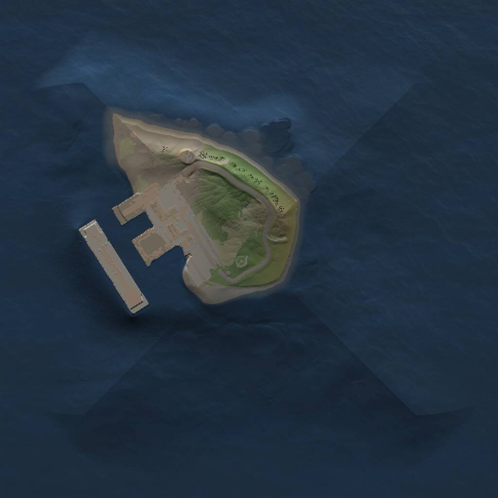 Rust Map: Procedural Map, Size: 1000, Seed: 643364800, 2 Monuments