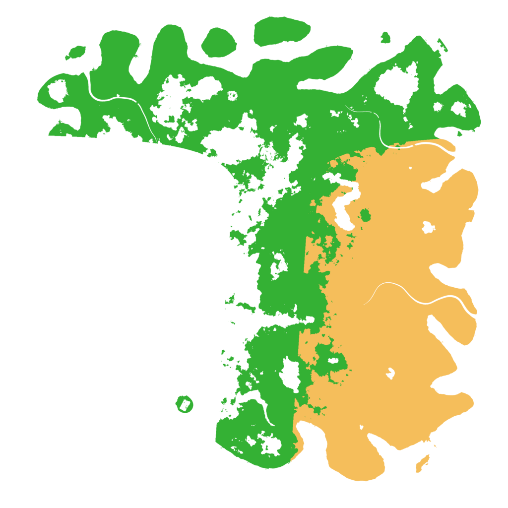 Biome Rust Map: Procedural Map, Size: 5000, Seed: 490555601
