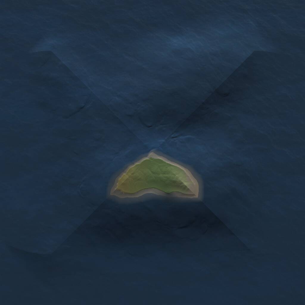 Rust Map: Procedural Map, Size: 1000, Seed: 1650492160, 1 Monuments