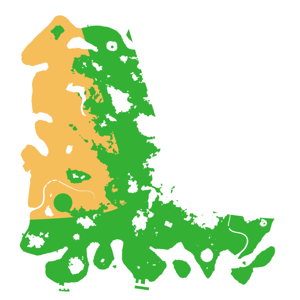 Biome Rust Map: Procedural Map, Size: 4250, Seed: 478339954