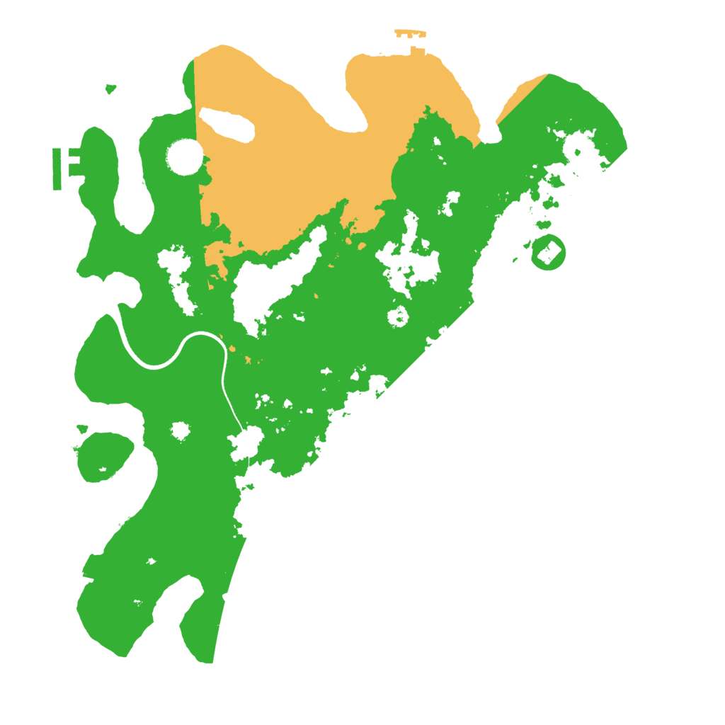 Biome Rust Map: Procedural Map, Size: 3500, Seed: 1265831581
