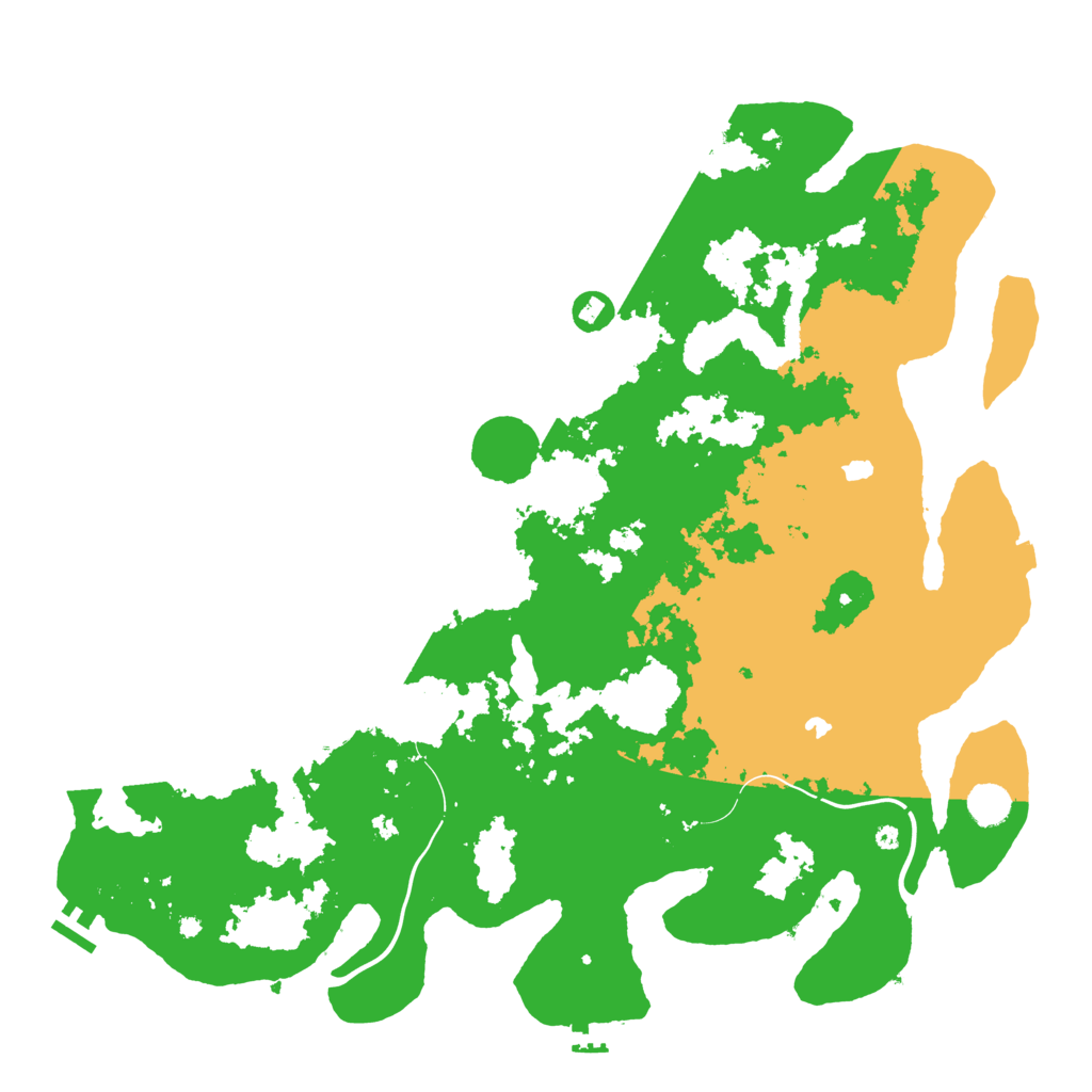 Biome Rust Map: Procedural Map, Size: 4550, Seed: 4077364