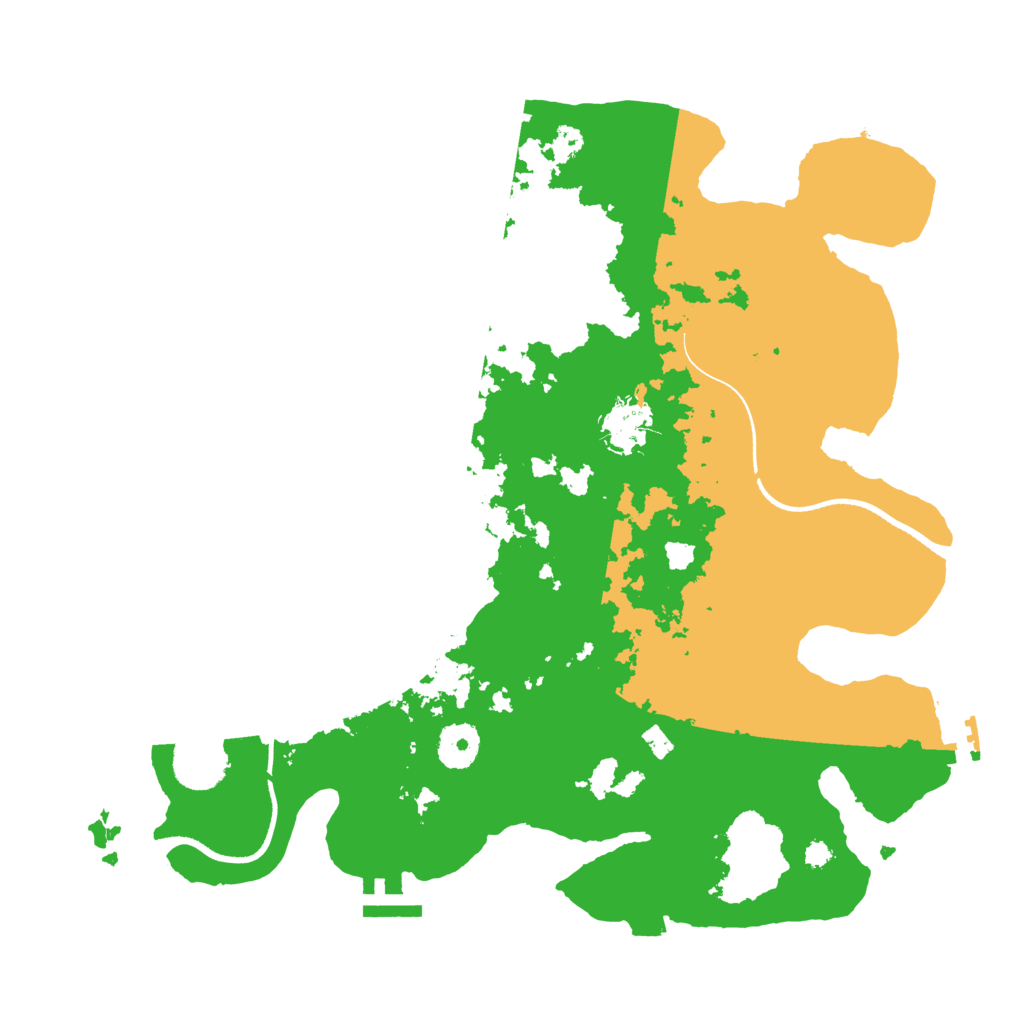 Biome Rust Map: Procedural Map, Size: 3500, Seed: 1542116037