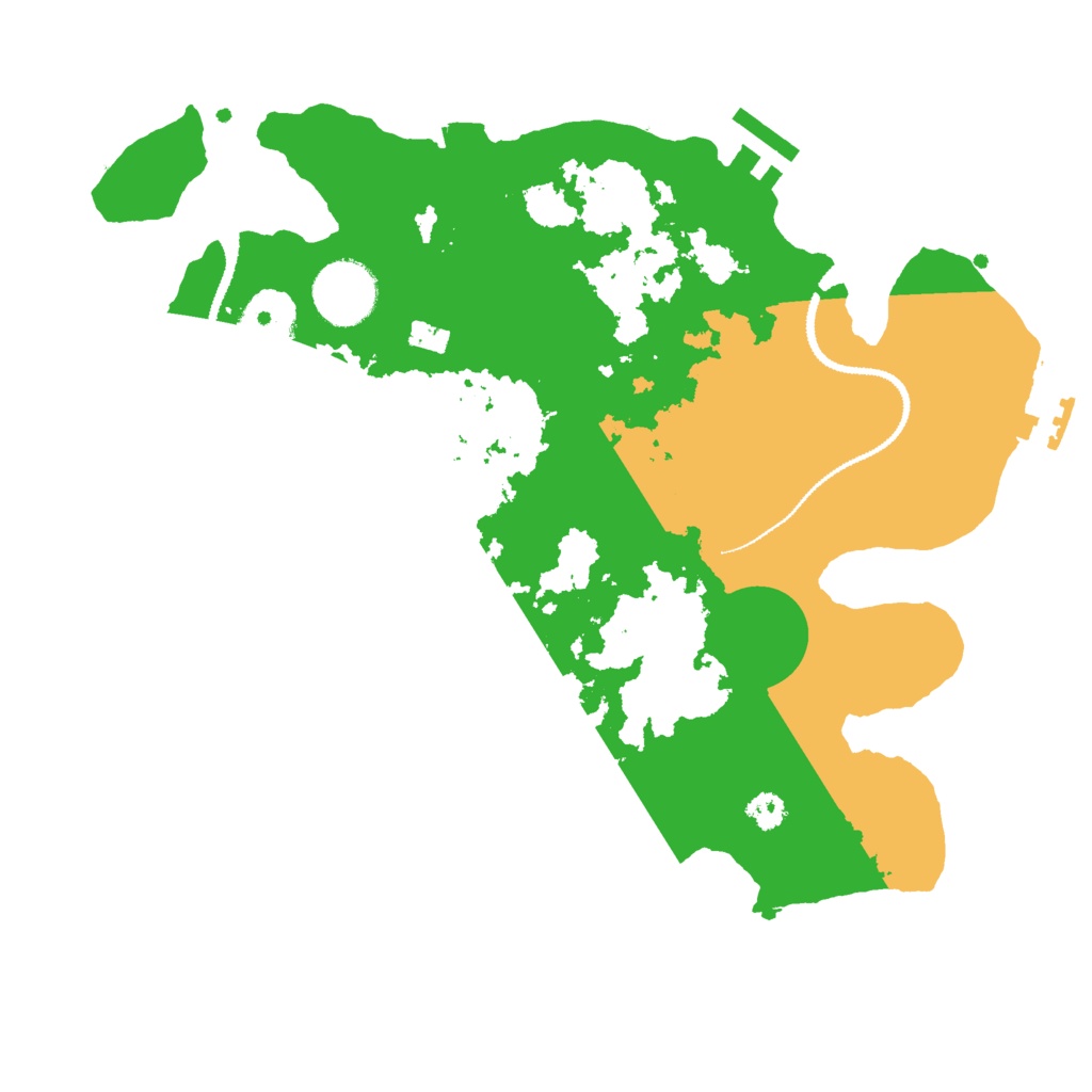Biome Rust Map: Procedural Map, Size: 3000, Seed: 708220