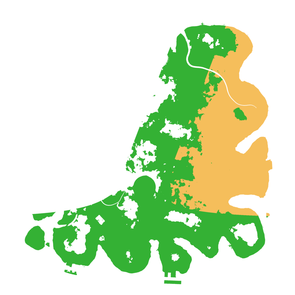Biome Rust Map: Procedural Map, Size: 3500, Seed: 1612309713