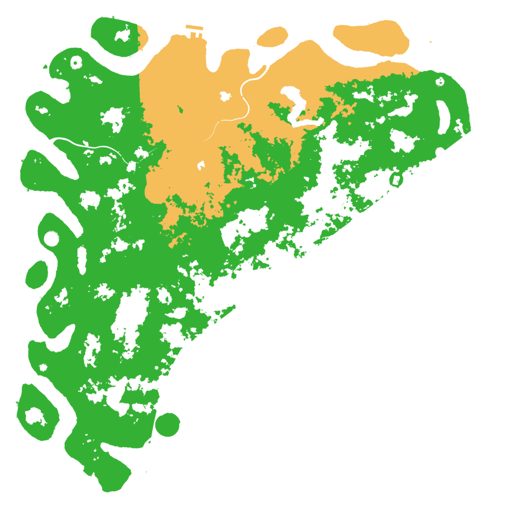 Biome Rust Map: Procedural Map, Size: 6000, Seed: 5639733