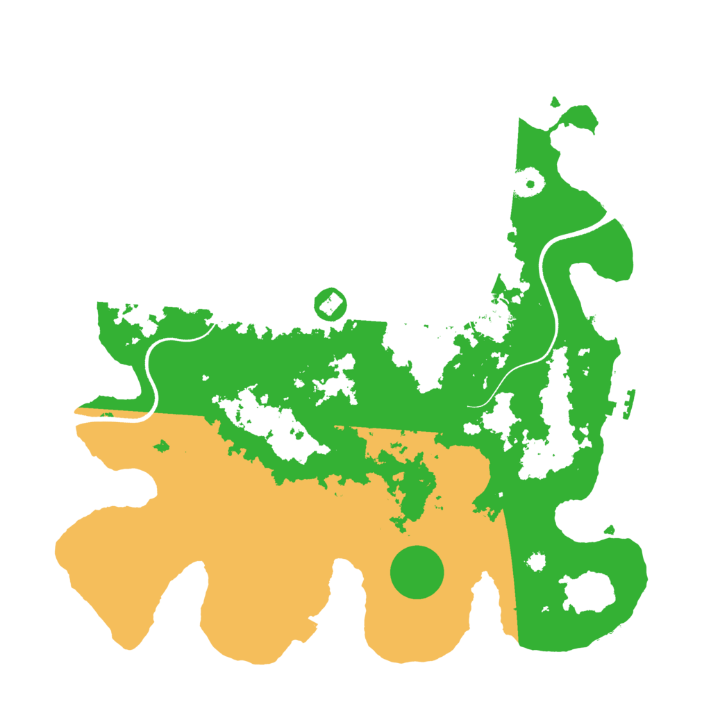 Biome Rust Map: Procedural Map, Size: 3500, Seed: 73163