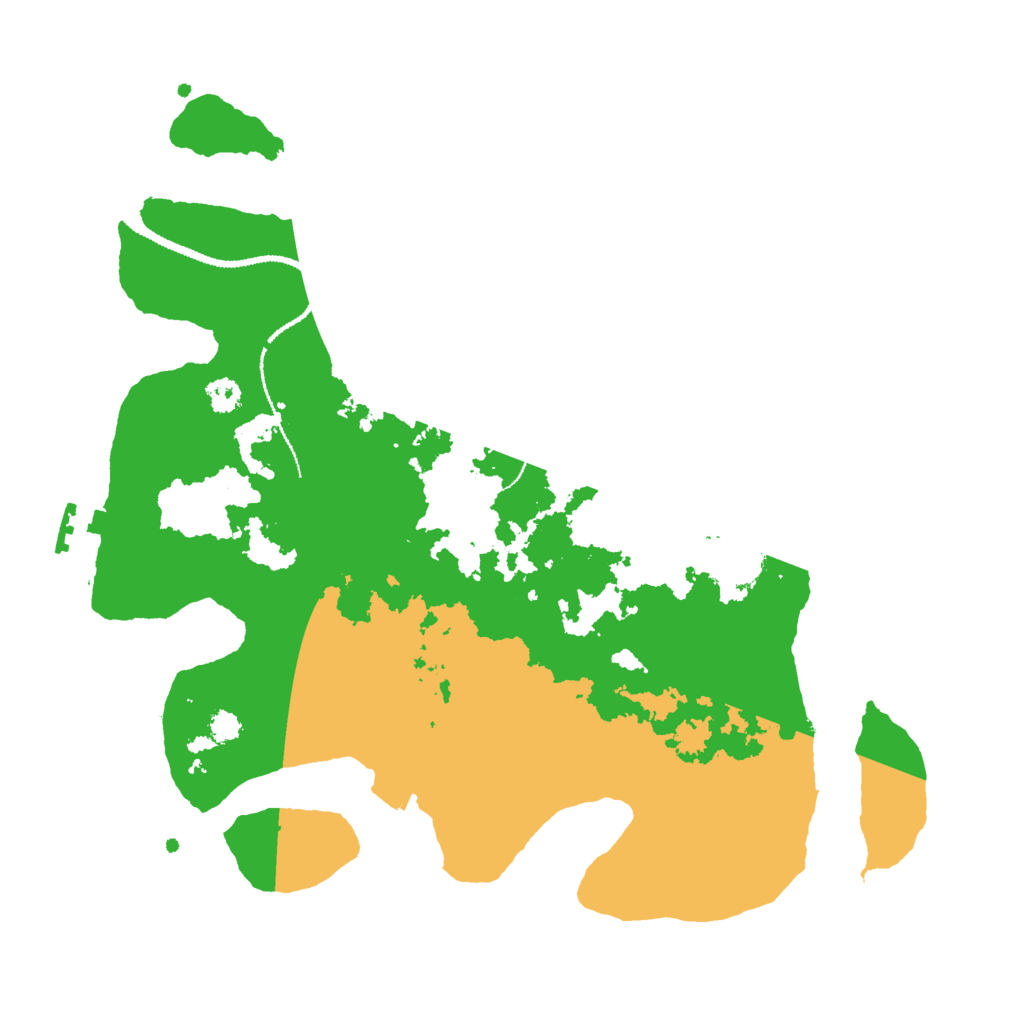 Biome Rust Map: Procedural Map, Size: 3000, Seed: 7084325
