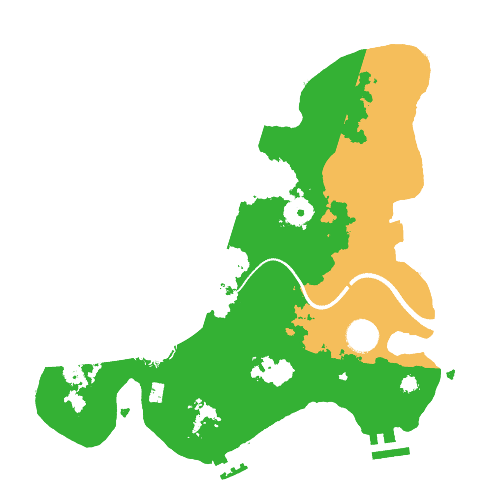 Biome Rust Map: Procedural Map, Size: 2699, Seed: 7598