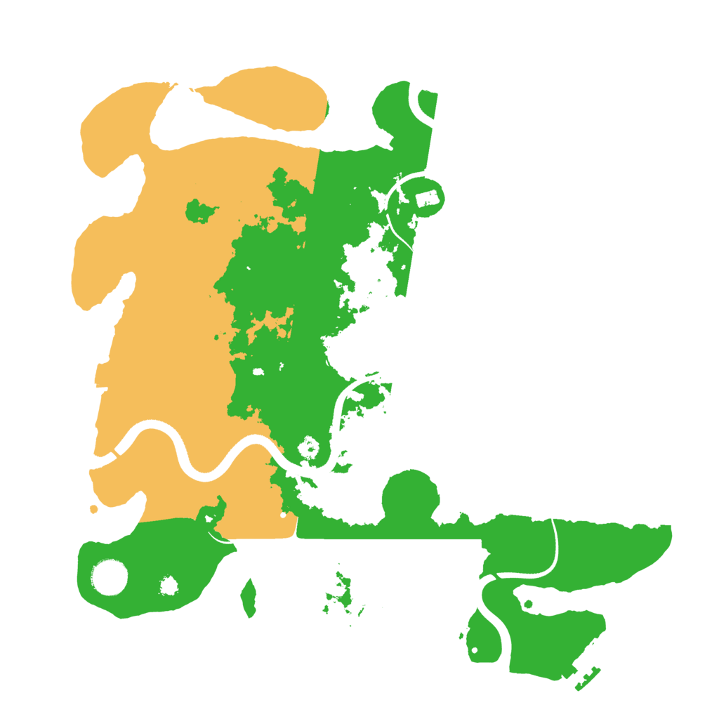 Biome Rust Map: Procedural Map, Size: 3500, Seed: 2017266792