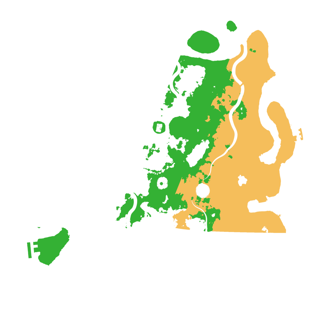 Biome Rust Map: Procedural Map, Size: 4000, Seed: 13422