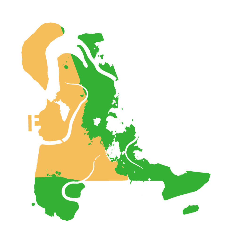 Biome Rust Map: Procedural Map, Size: 3000, Seed: 68573