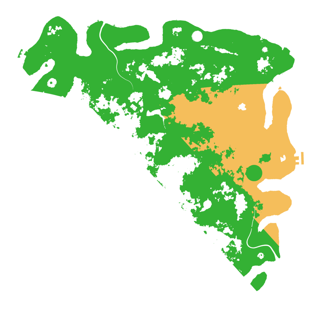 Biome Rust Map: Procedural Map, Size: 5050, Seed: 1156549551
