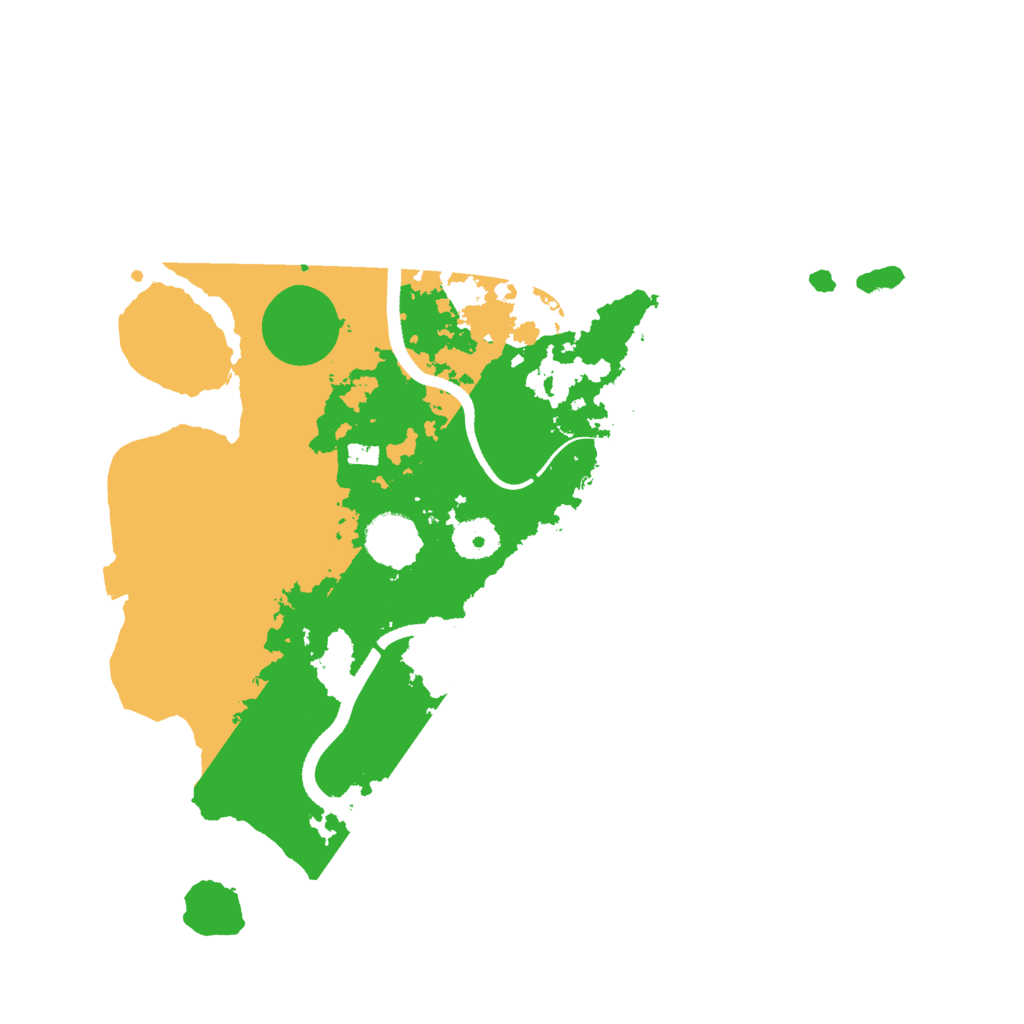 Biome Rust Map: Procedural Map, Size: 3500, Seed: 677463703