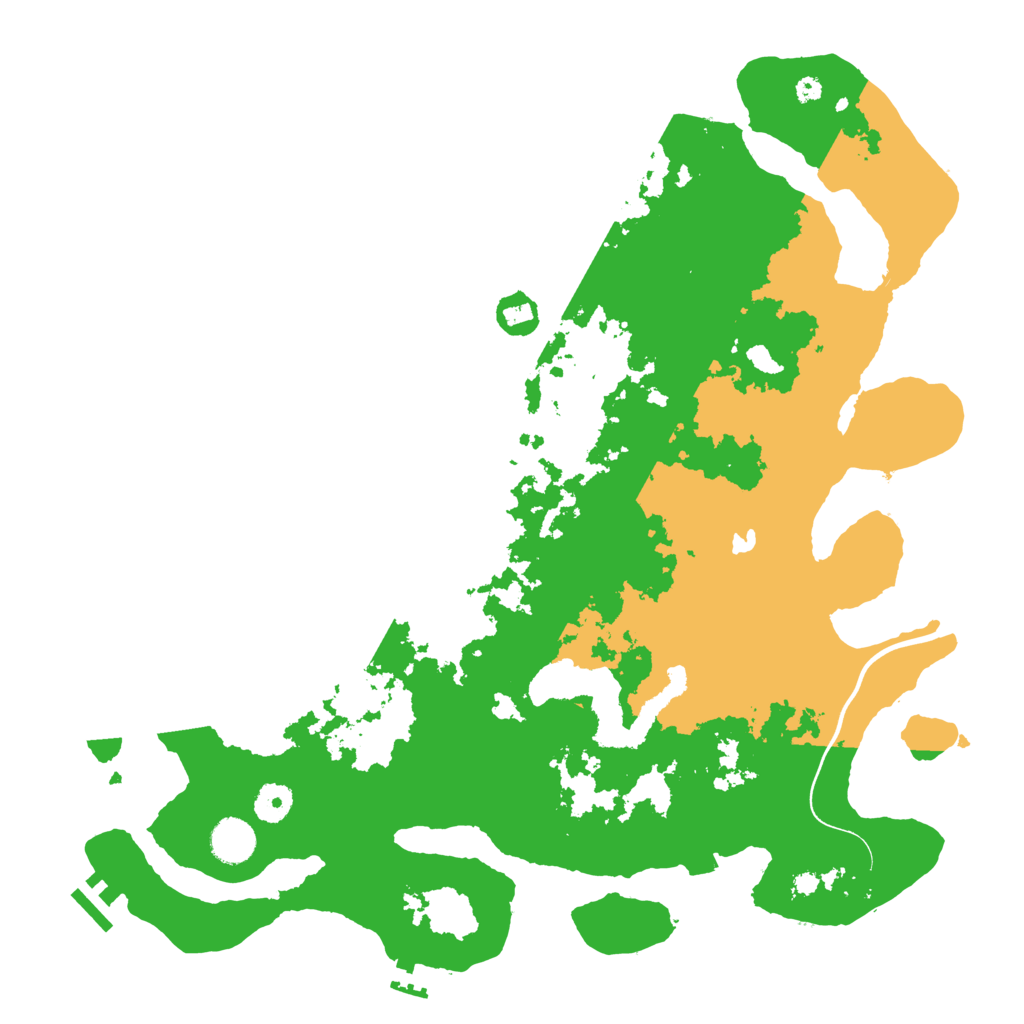 Biome Rust Map: Procedural Map, Size: 4000, Seed: 634244