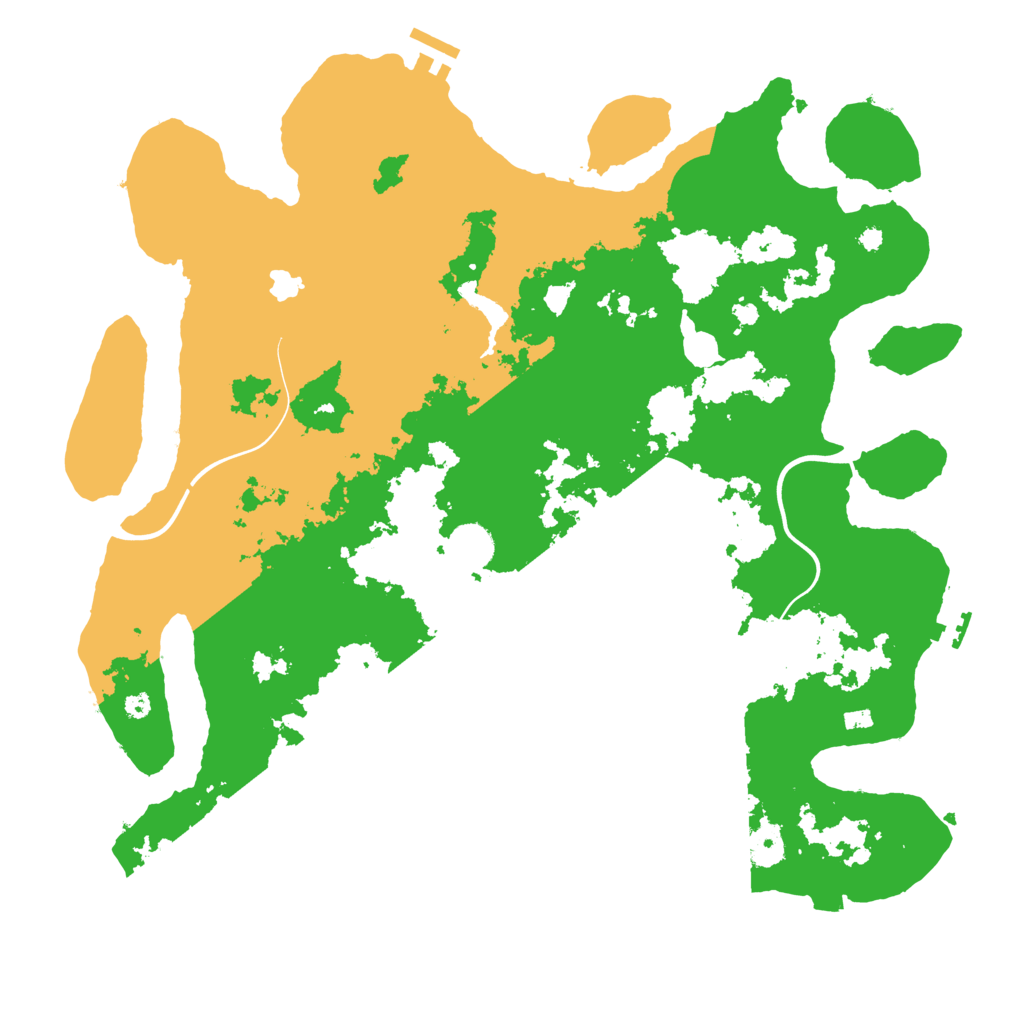 Biome Rust Map: Procedural Map, Size: 4000, Seed: 889586