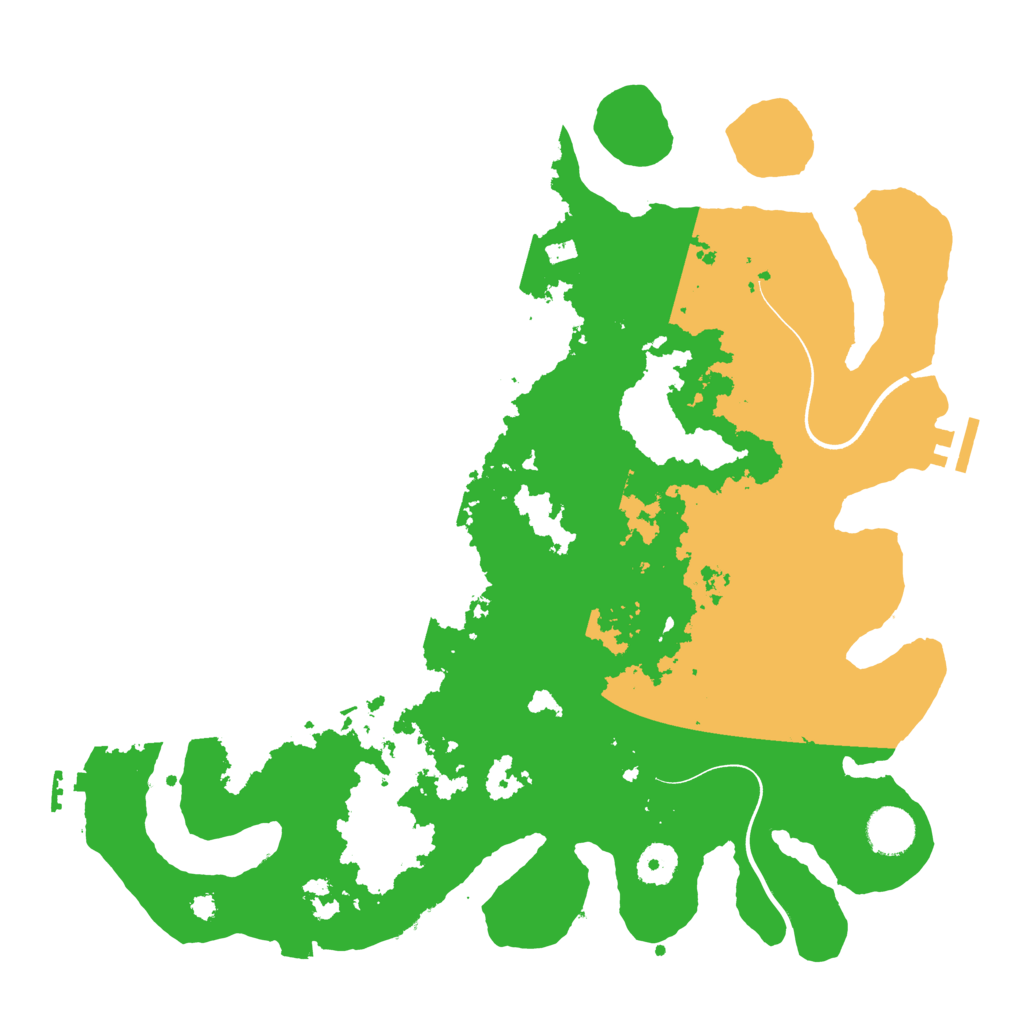 Biome Rust Map: Procedural Map, Size: 3750, Seed: 256908898